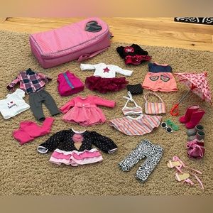 Our Generation American Girl Doll Lot with Carrying tote